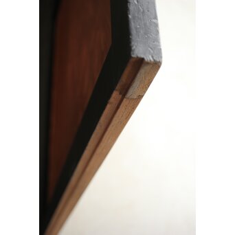 黒枠 杉一枚板 板戸 4枚1組　B1075Y 