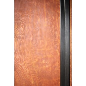 黒枠 杉一枚板 板戸 4枚1組　B1075Y 