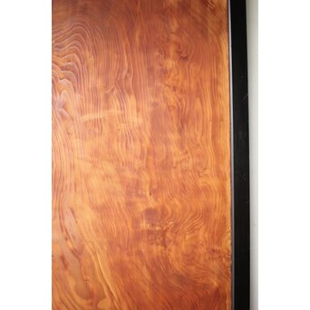 黒枠 杉一枚板 板戸 4枚1組　B1075Y 