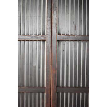 民藝 細格子戸 3枚1組　L1143 