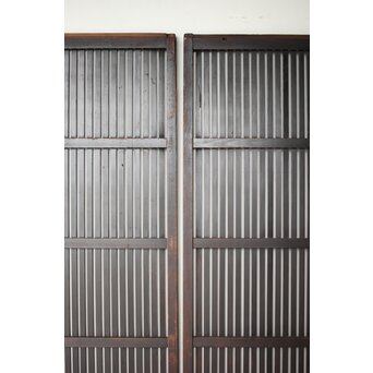 民藝 細格子戸 3枚1組　L1143 