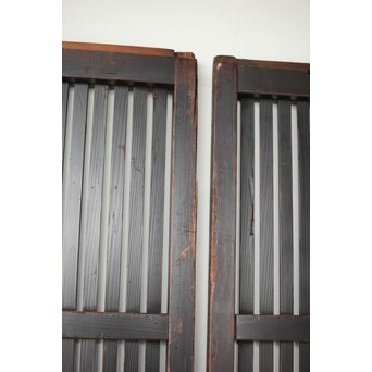 民藝 細格子戸 3枚1組　L1143 