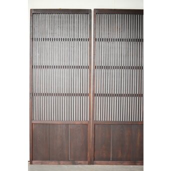 民藝 細格子戸 3枚1組　L1143 