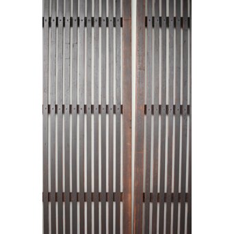 民藝 細格子戸 3枚1組　L1143 