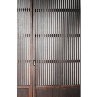 民藝 細格子戸 3枚1組　L1143 