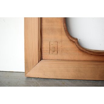 井波彫刻 横山一夢 榧 鷹松木彫欄間 2枚1組　R0418Y 