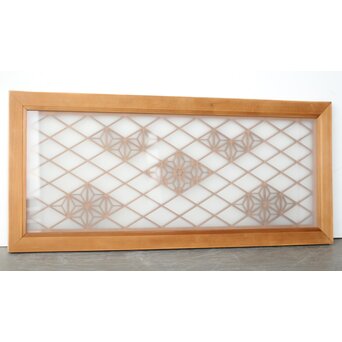 小型 組子欄間　R0419 ガラス面