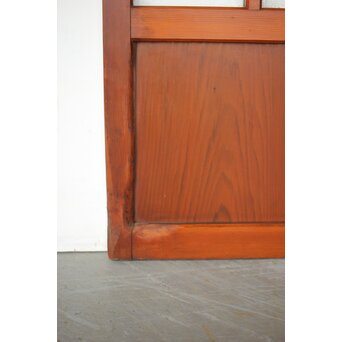 アンティークガラス戸　D191 