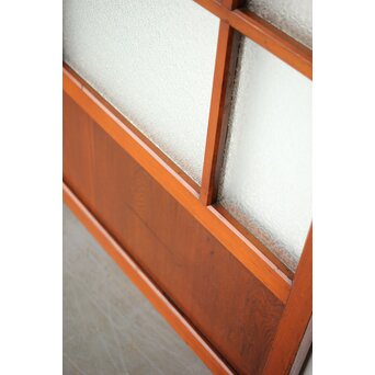 アンティークガラス戸　D191 