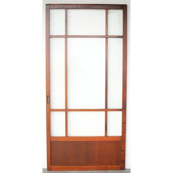 アンティークガラス戸　D191 ここから背面