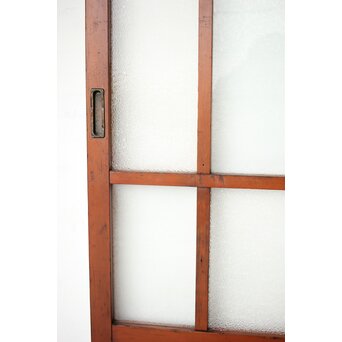 アンティークガラス戸　D191 