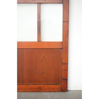 アンティークガラス戸　D191 