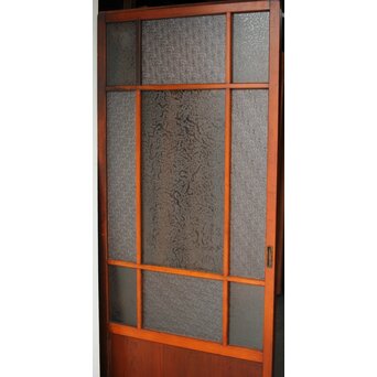 アンティークガラス戸　D191 