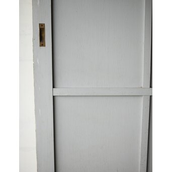 ハイサイズ 白いアンティークガラス戸　D192 