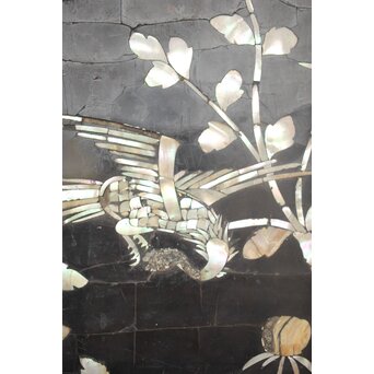 朝鮮螺鈿か 長机 紫檀意卓　T478 