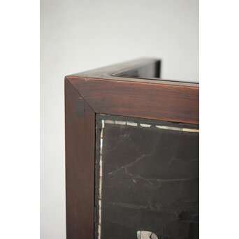 朝鮮螺鈿か 長机 紫檀意卓　T478 