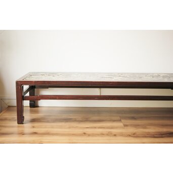 朝鮮螺鈿か 長机 紫檀意卓　T478 