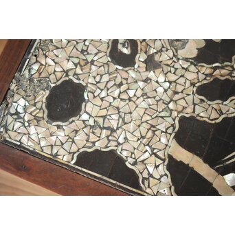 朝鮮螺鈿か 長机 紫檀意卓　T478 