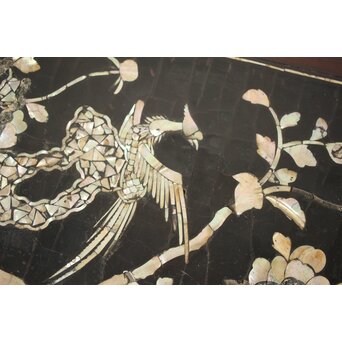 朝鮮螺鈿か 長机 紫檀意卓　T478 