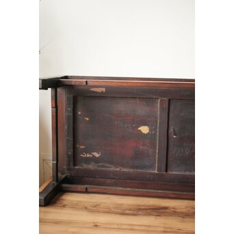 朝鮮螺鈿か 長机 紫檀意卓　T478 