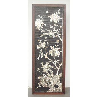 朝鮮螺鈿か 長机 紫檀意卓　T478 