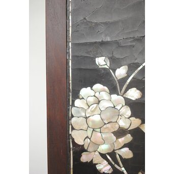 朝鮮螺鈿か 長机 紫檀意卓　T478 