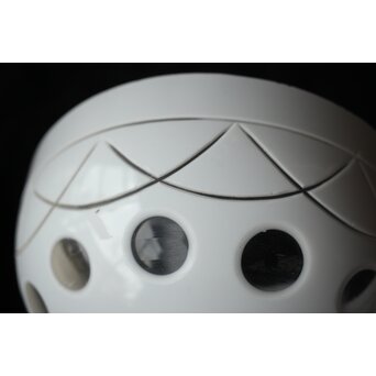 白被せ 丸文切子電笠　A480 