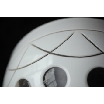 白被せ 丸文切子電笠　A480 