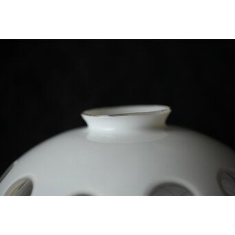 白被せ 丸文切子電笠　A480 