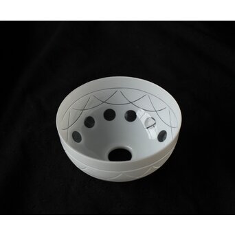 白被せ 丸文切子電笠　A480 