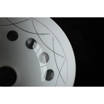 白被せ 丸文切子電笠　A480 