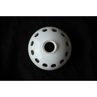 白被せ 丸文切子電笠　A480