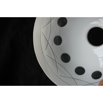 白被せ 丸文切子電笠　A480 