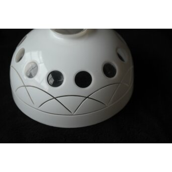 白被せ 丸文切子電笠　A480 