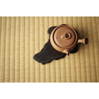 唐木瓶敷 急須台　X466