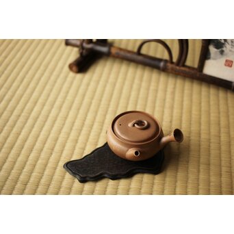 唐木瓶敷 急須台　X466 