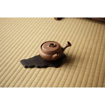 唐木瓶敷 急須台　X466 