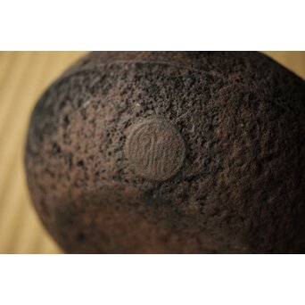 金寿堂 雨宮 在印 銀環摘 平丸鉄瓶　M422 