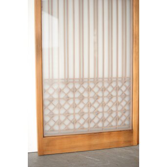 ガラス入 組子書院 2枚1組　R0425 