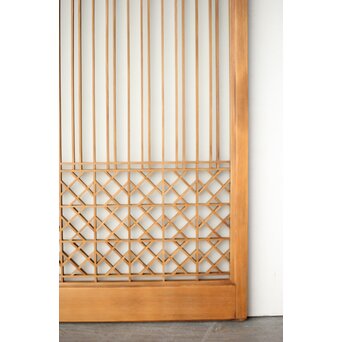 ガラス入 組子書院 2枚1組　R0425 