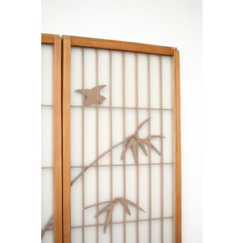 ガラス入 竹雀書院 2枚1組　R0426 