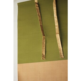 川合玉堂 尉鶲 自画自賛 川合修二識箱 掛軸　Z531 