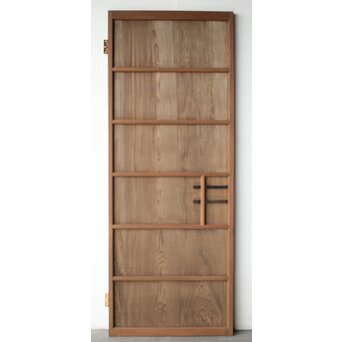 堅木框と神代杉の板戸　B1077 ウラ