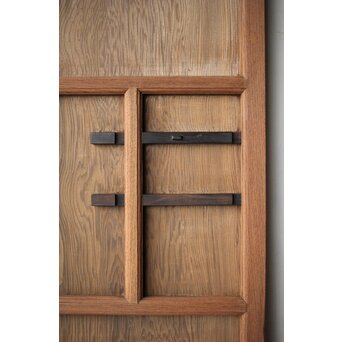 堅木框と神代杉の板戸　B1077 