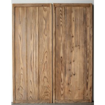 うずくり板 時代雨戸 4枚1組　B1078 AB　表