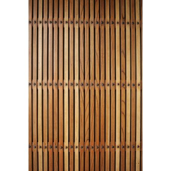 総欅 巾着金具格子蔵戸　W0164 