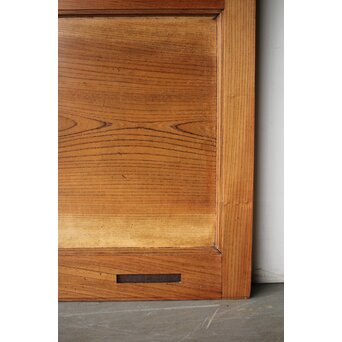 総欅 巾着金具格子蔵戸　W0164 