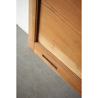 総欅 巾着金具格子蔵戸　W0164 