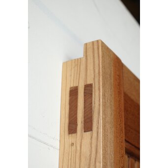 総欅 巾着金具格子蔵戸　W0164 