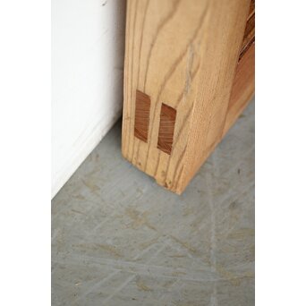 総欅 巾着金具格子蔵戸　W0164 